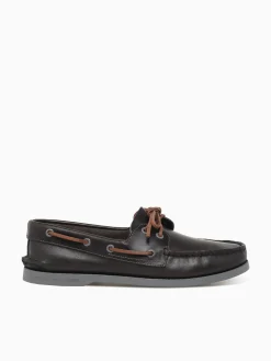 Sale Sperry a o 2eye burnish leather Grey