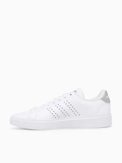 Fashion adidas advantage 2.0 silver White