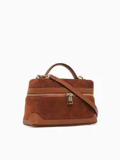 Outlet LF alba cuoio suede leather Cognac