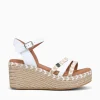 Sale Popa albany cuerda blanco rafia leather White