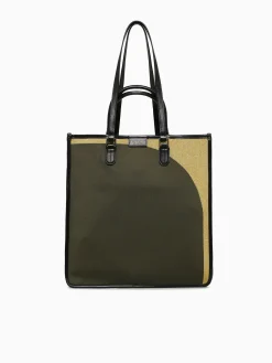 Outlet MY-BEST BAG atena garden tote jungle Gold