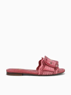 Discount Sam Edelman bambi dark rose raffia Pink