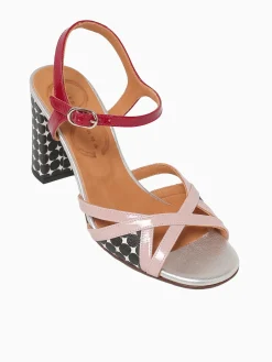 Sale Chie Mihara bemon rose negro rojo sucre dotman Multi