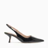 New Sam Edelman bianka sling dresspatent Black
