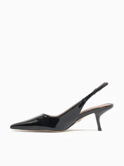 New Sam Edelman bianka sling dresspatent Black