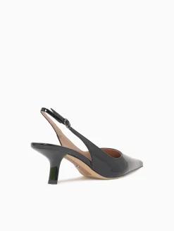 New Sam Edelman bianka sling dresspatent Black