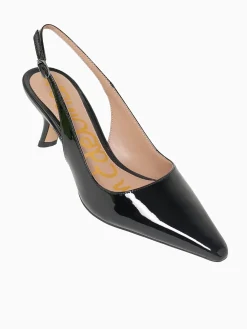 New Sam Edelman bianka sling dresspatent Black