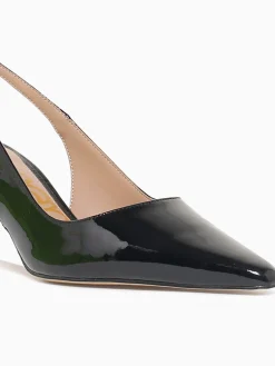 New Sam Edelman bianka sling dresspatent Black