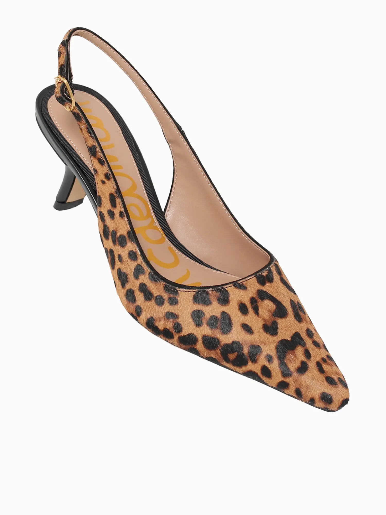 Clearance Sam Edelman bianka sling granada tan leopard Black Brown