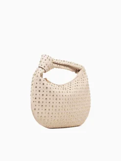 Best Melie Bianco brigitte studded large bone Light Beige