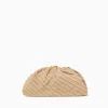 New Moda Lux brisa clutch natural Gold