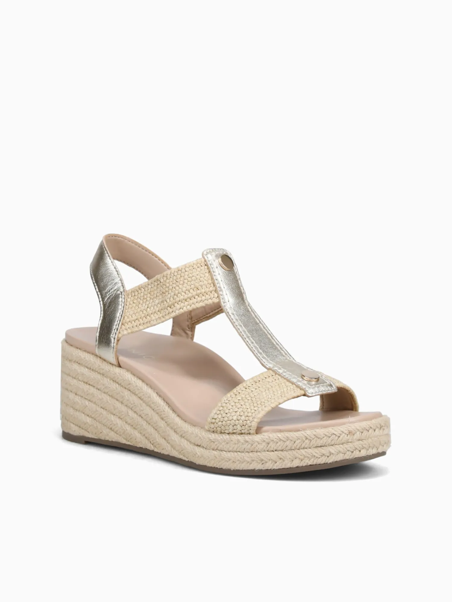 Online VIONIC calera metallic elastic Gold