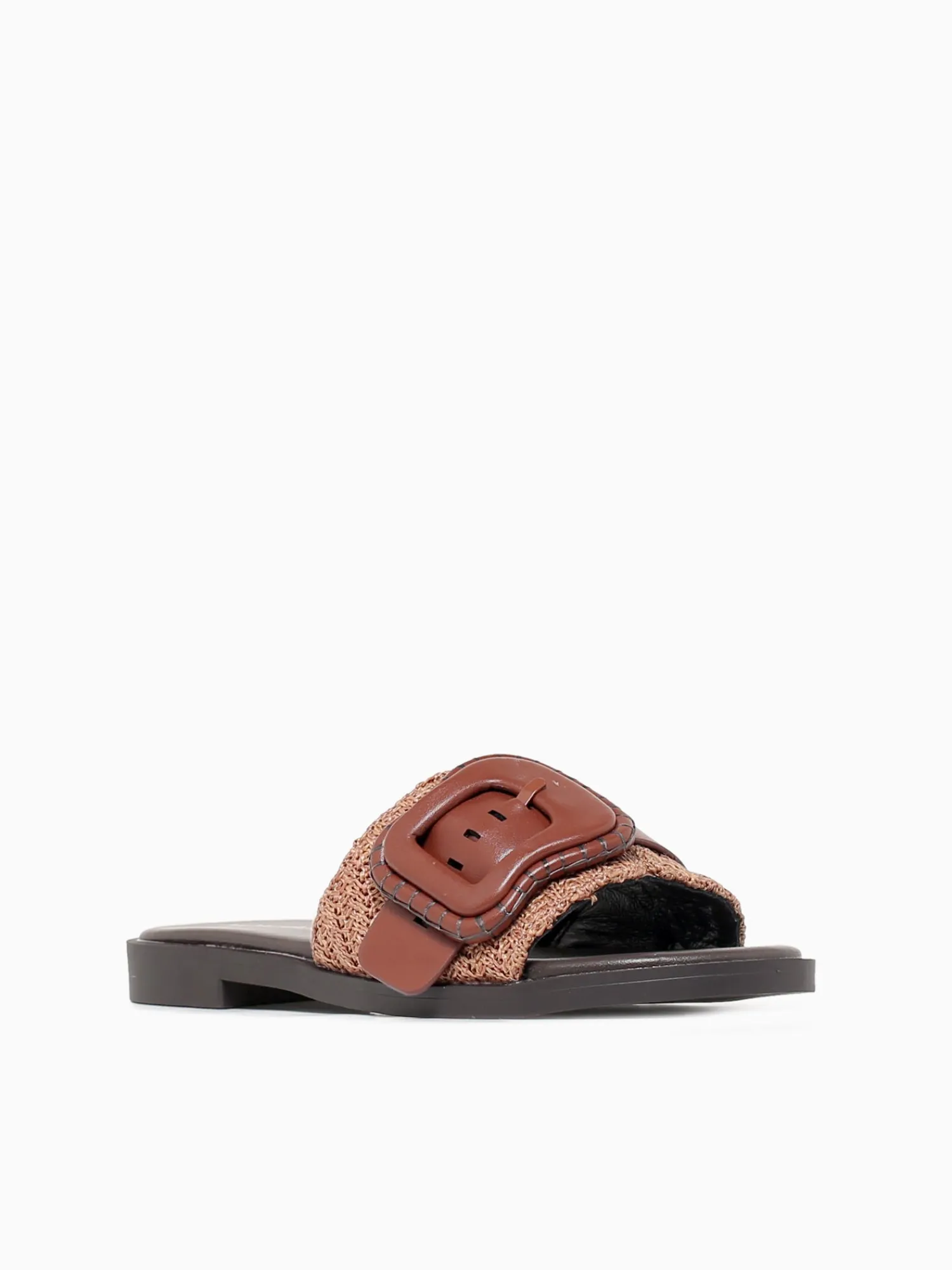Hot Noa Harmon calma multi cuero rafia man made Cognac