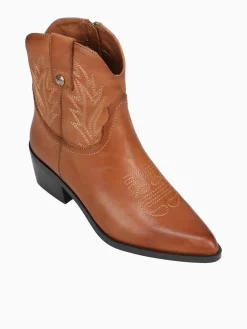 Discount Carmela cardella camel piel Cognac