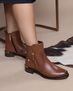Fashion Carmela caress 162017c camel piel Cognac