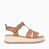 Fashion Carmela carien 162246 camel piel Cognac