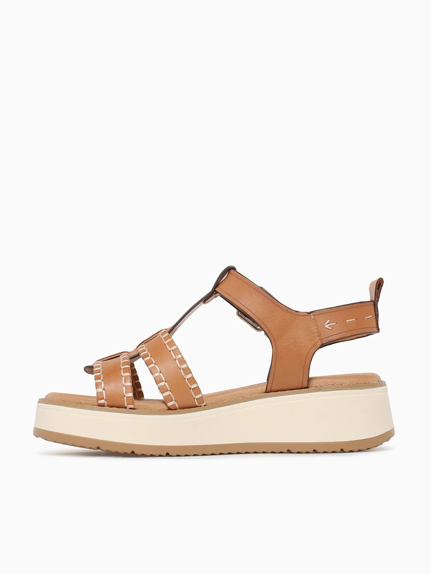 Fashion Carmela carien 162246 camel piel Cognac