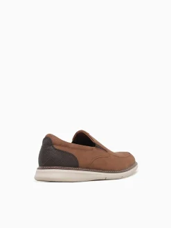New Nunn Bush chase casual moc toe cognac multi Brown