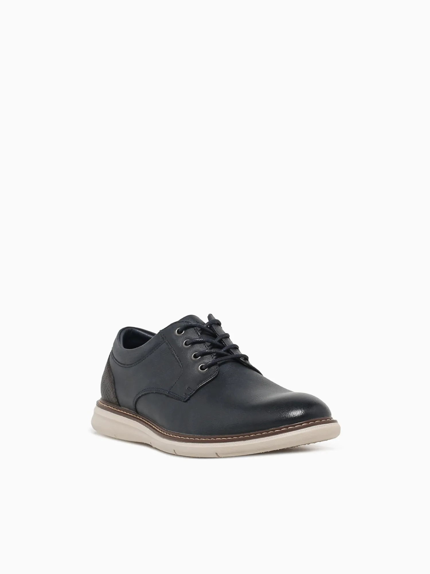 New Nunn Bush chase casual plain toe multi Navy