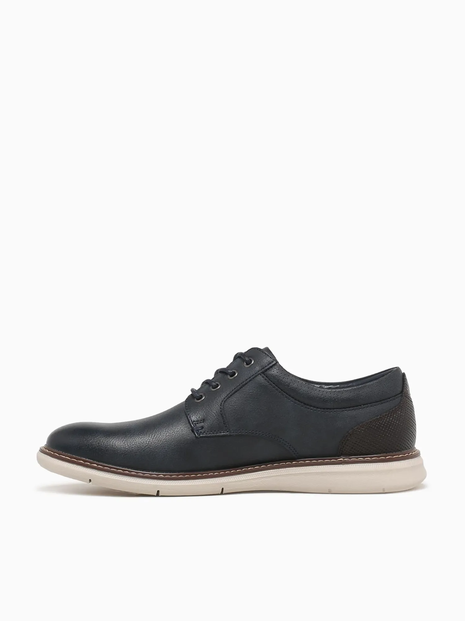 New Nunn Bush chase casual plain toe multi Navy
