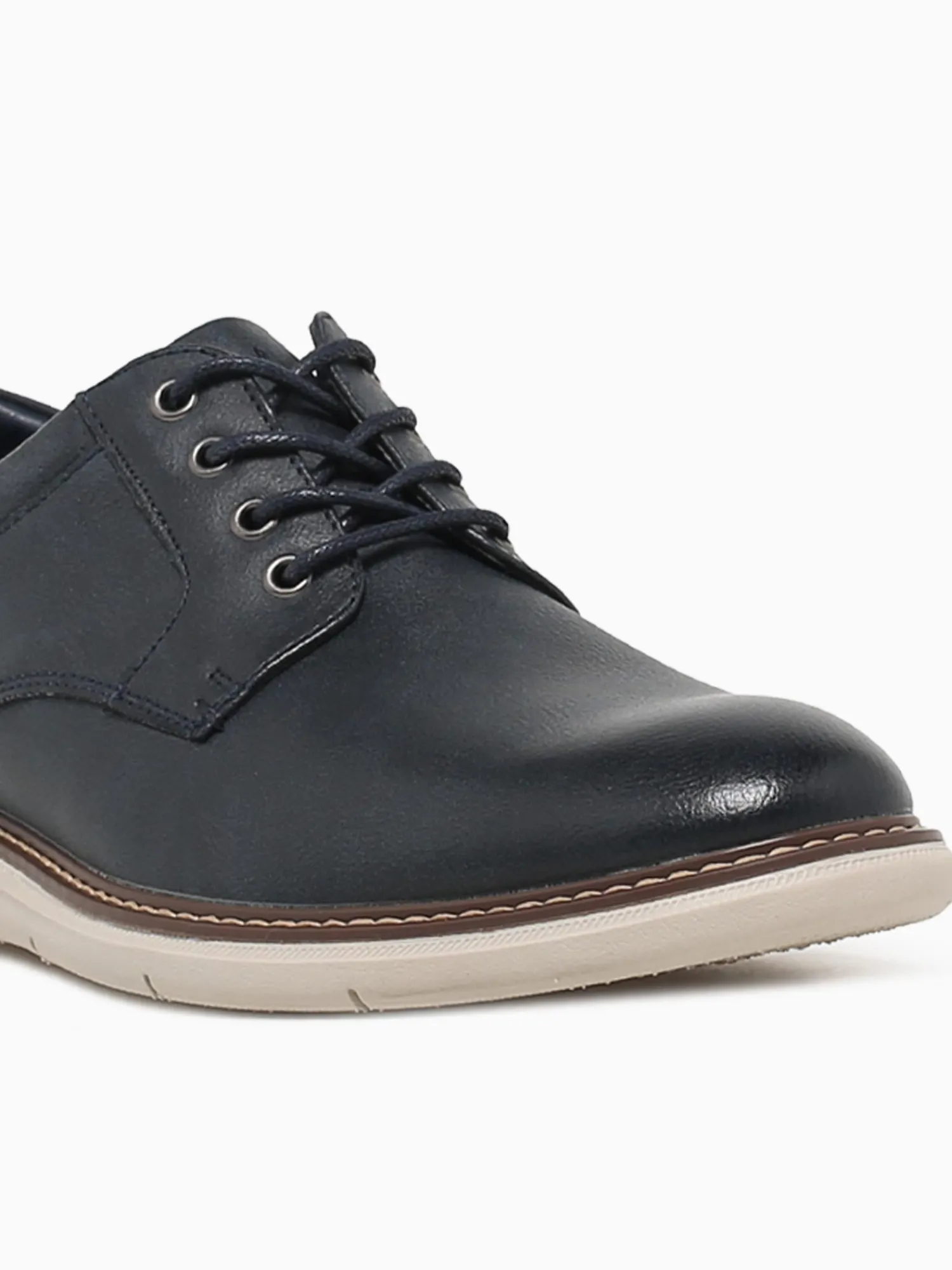 New Nunn Bush chase casual plain toe multi Navy