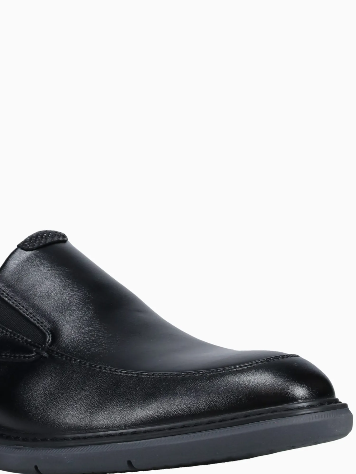 Online Nunn Bush chase moc toe man made Black