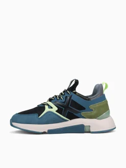 Clearance MUNICH clik man 73 mesh suede Blue