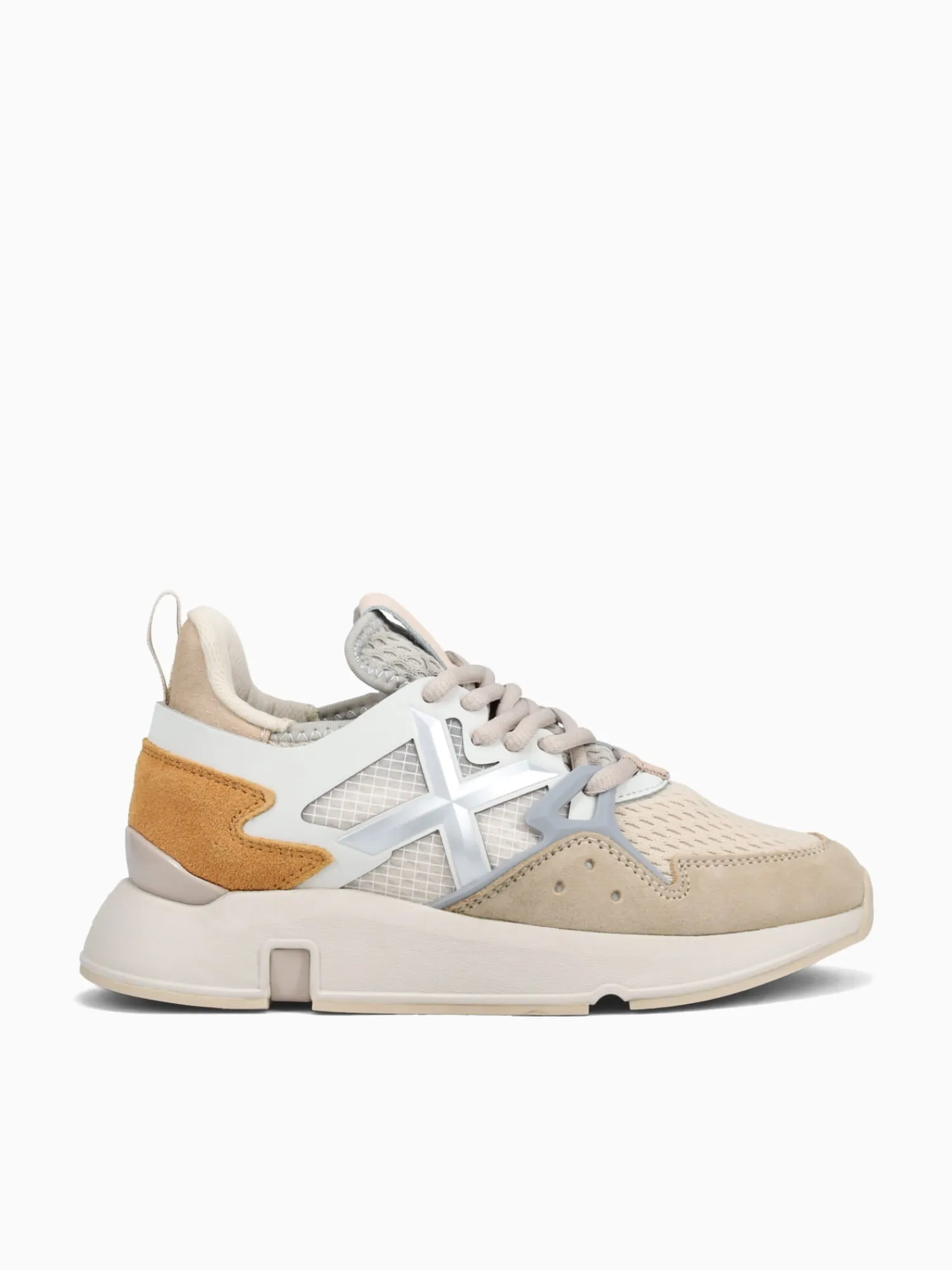 New MUNICH clik woman 79 mesh suede Beige