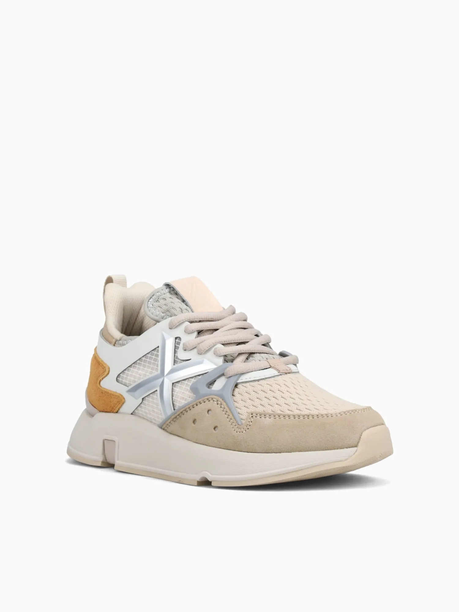 New MUNICH clik woman 79 mesh suede Beige