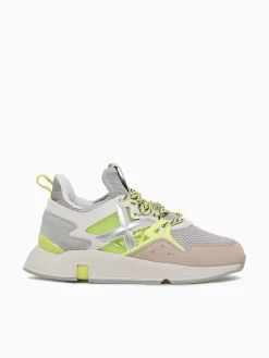 Clearance MUNICH clik woman amarillo mesh suede Yellow
