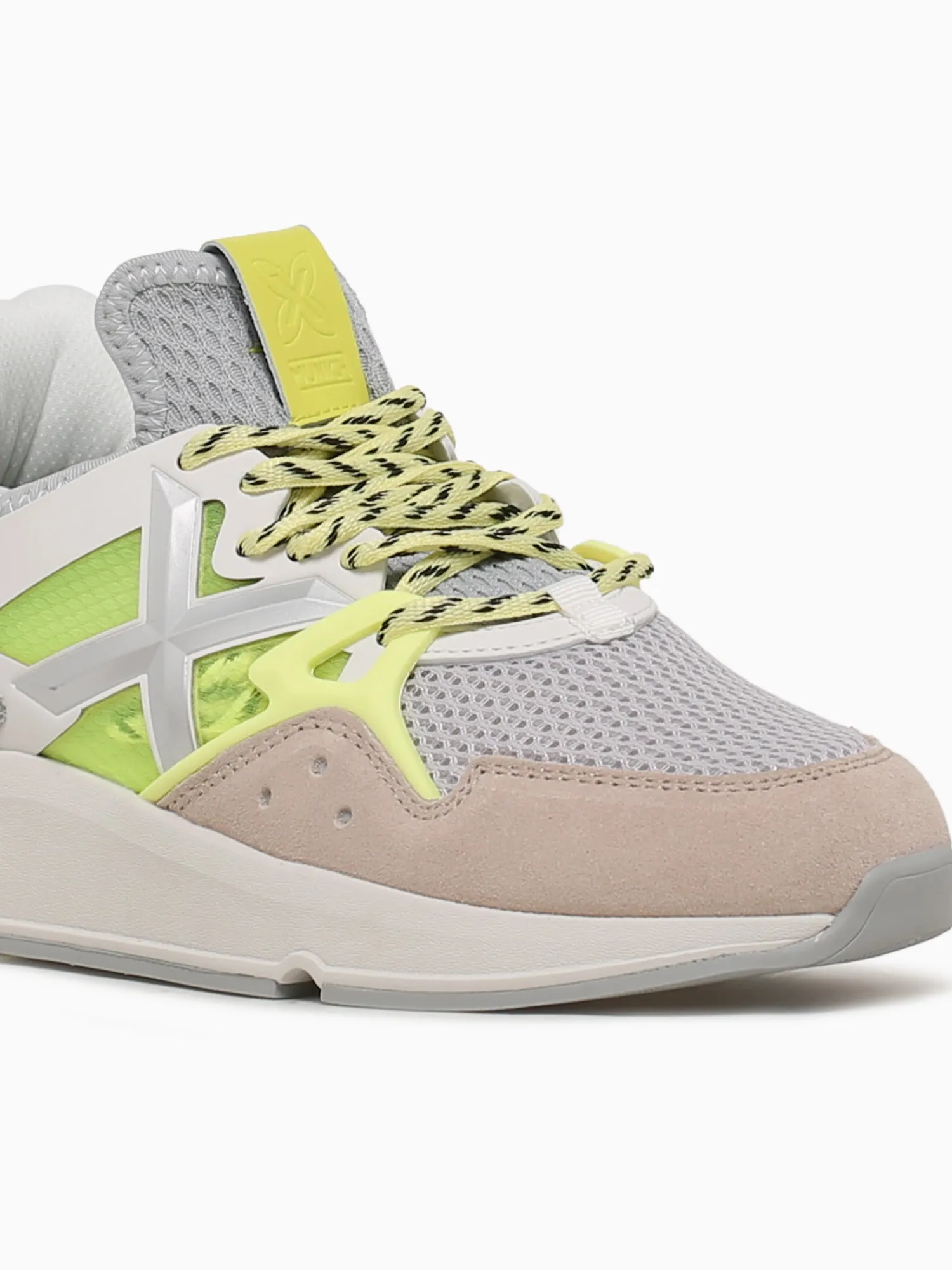 Clearance MUNICH clik woman amarillo mesh suede Yellow