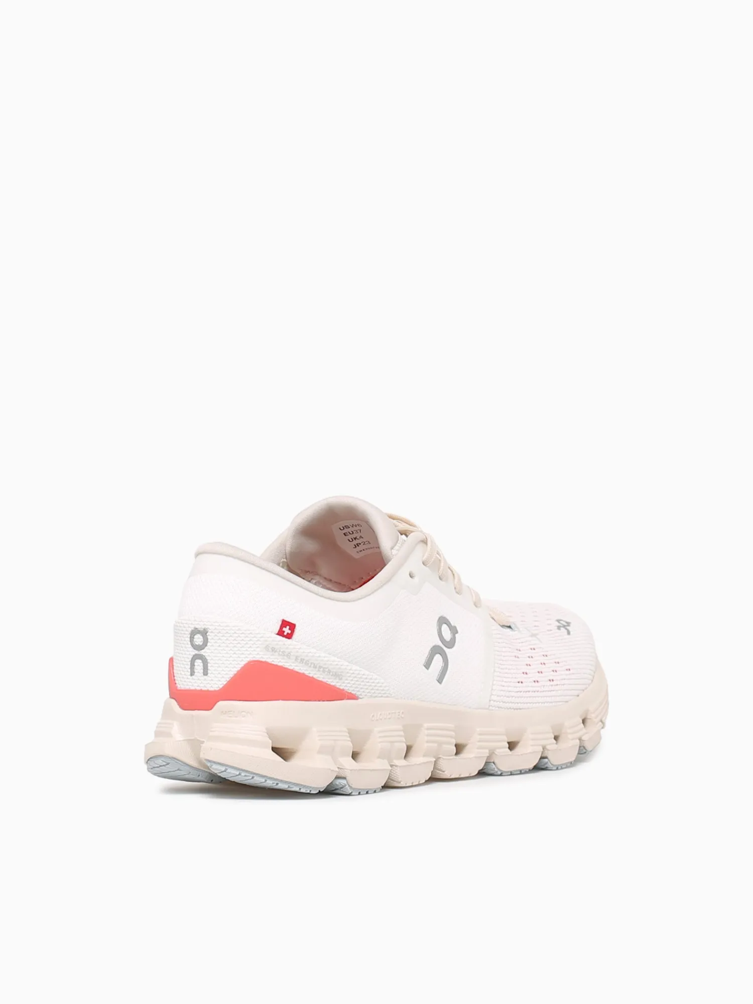 Discount ON cloud x 4 ivory salm mesh Off White