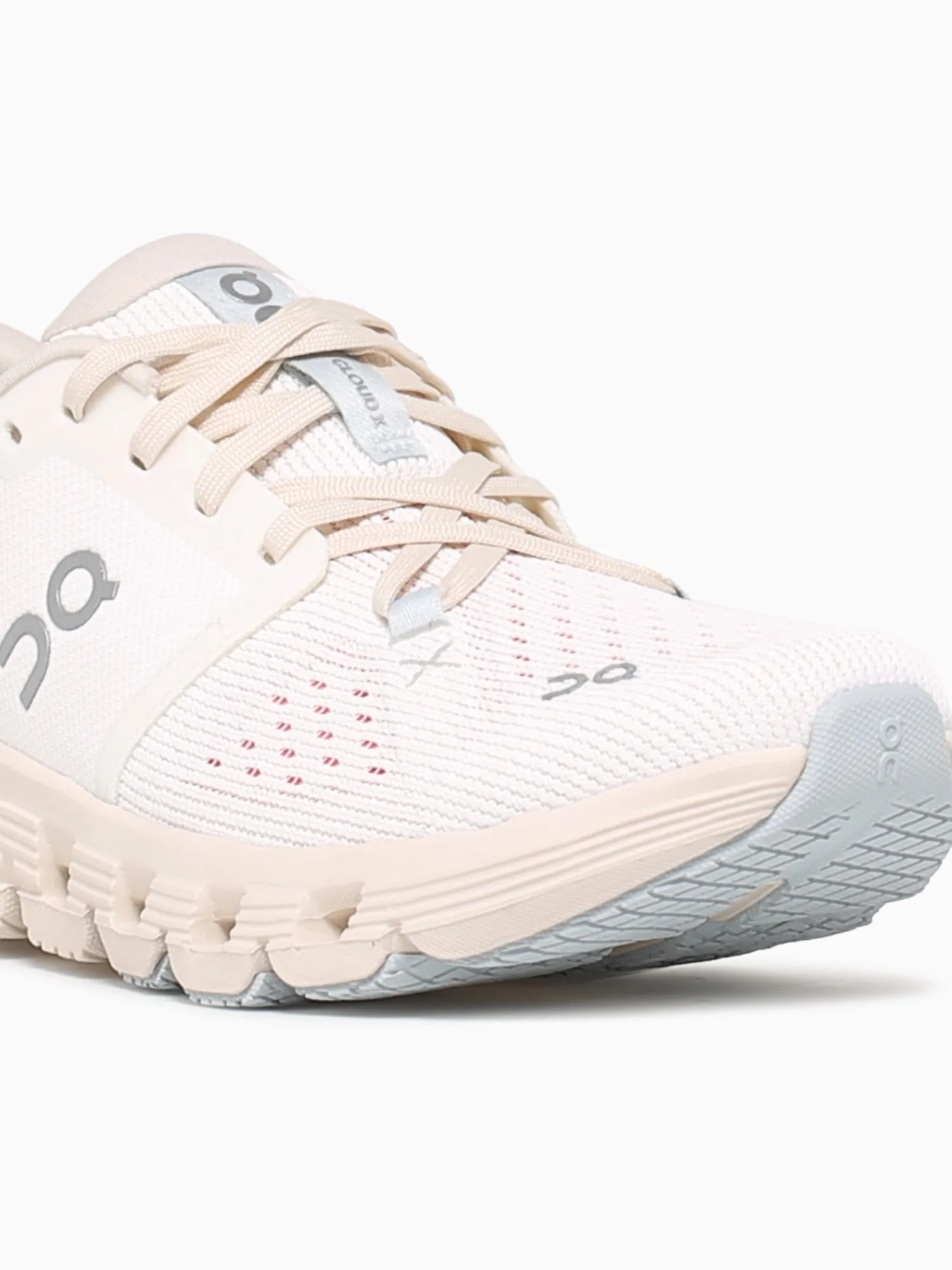Discount ON cloud x 4 ivory salm mesh Off White