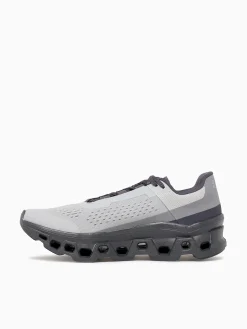 Online ON cloudmster glacier black mesh Blue