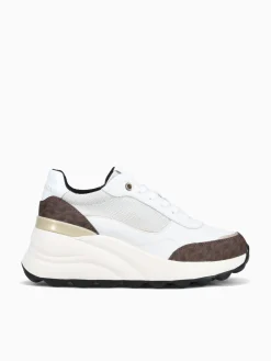 Hot Geox d spherica ec13 off nappa tex White