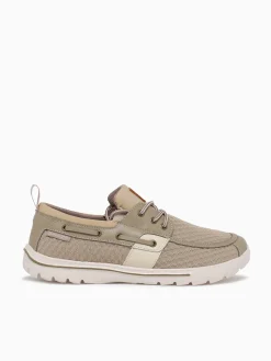 Hot SKUZE del marina begie mesh leather Tan