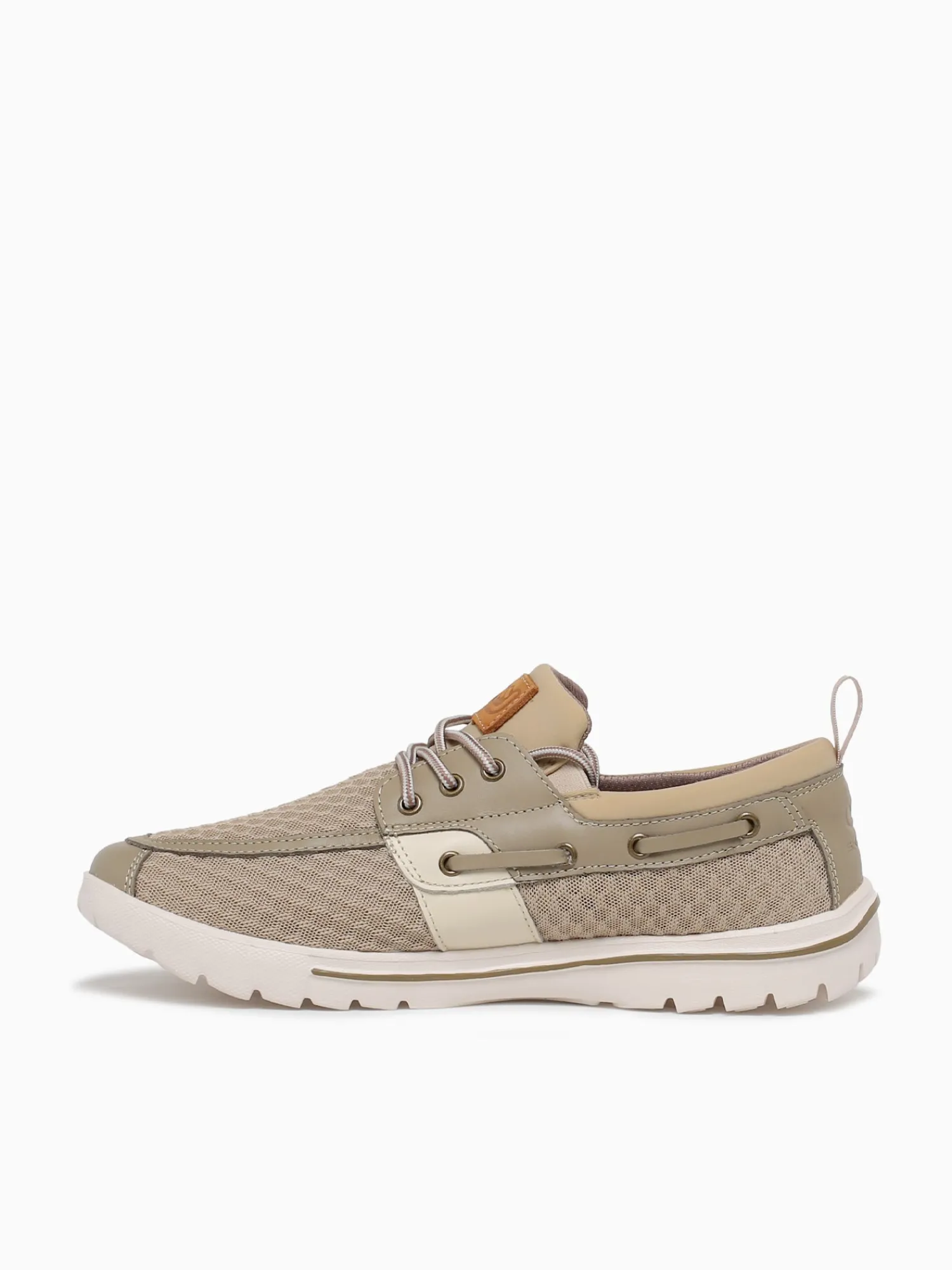 Hot SKUZE del marina begie mesh leather Tan