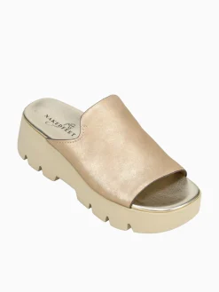 Discount Naked Feet drift leather Gold