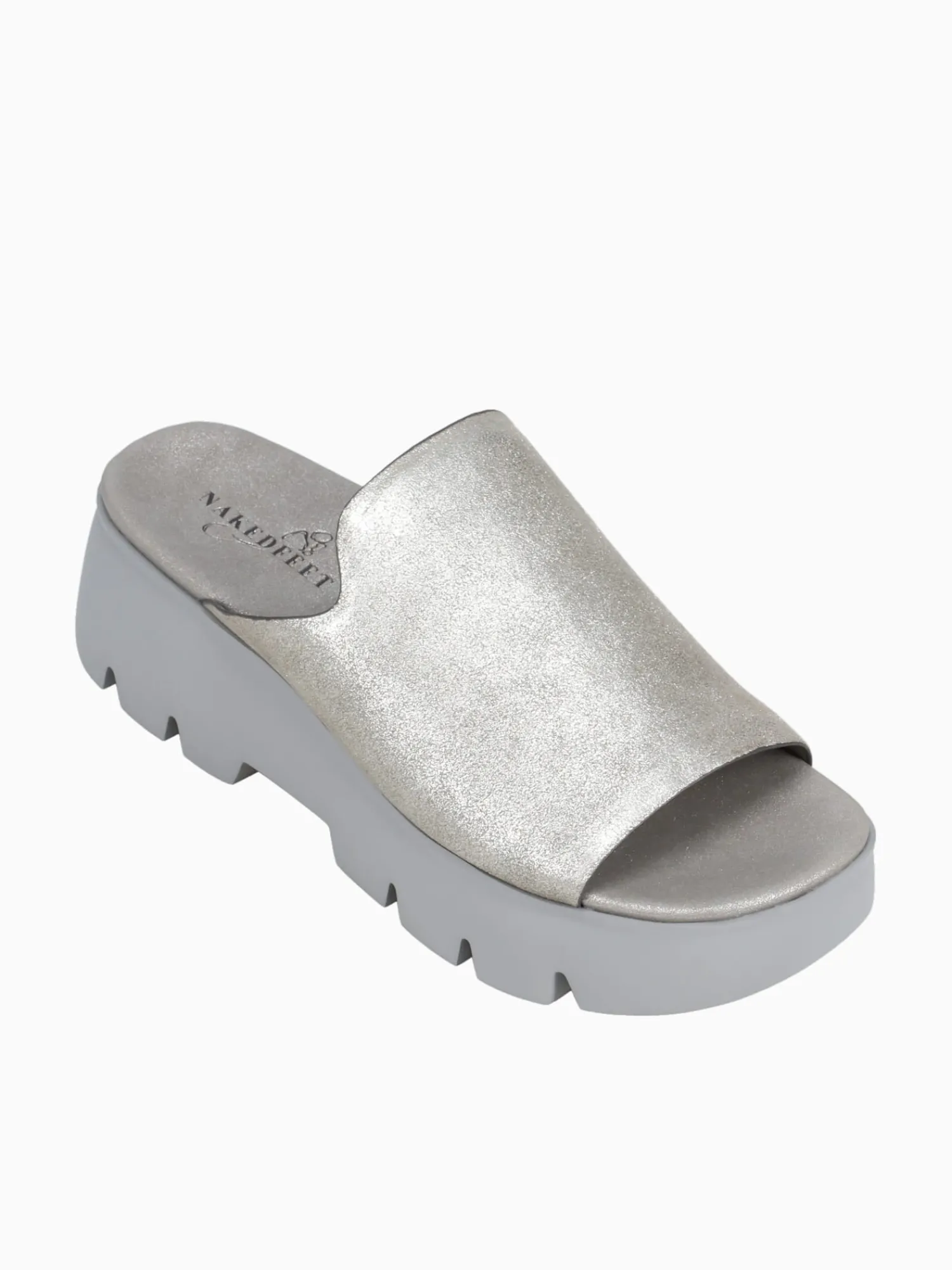 Outlet Naked Feet drift leather Silver