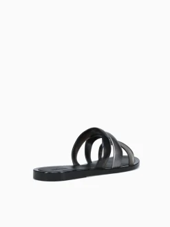 Clearance Melissa eclipse slide black jelly Silver