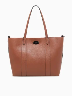Sale La Favorita elis tote cuoio scuro leather Dark Brown