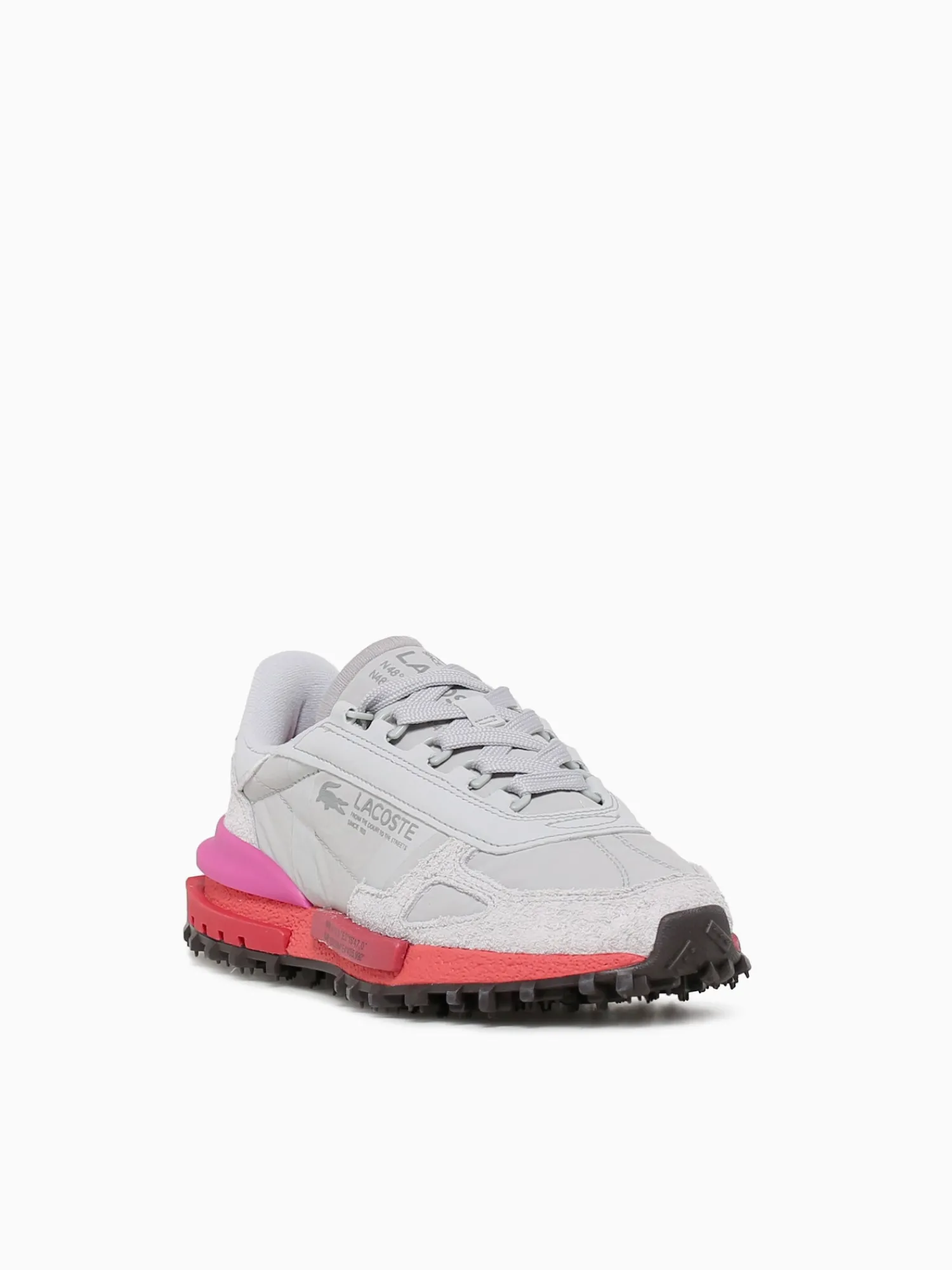 Hot Lacoste elit active lt gry org nylon Orange