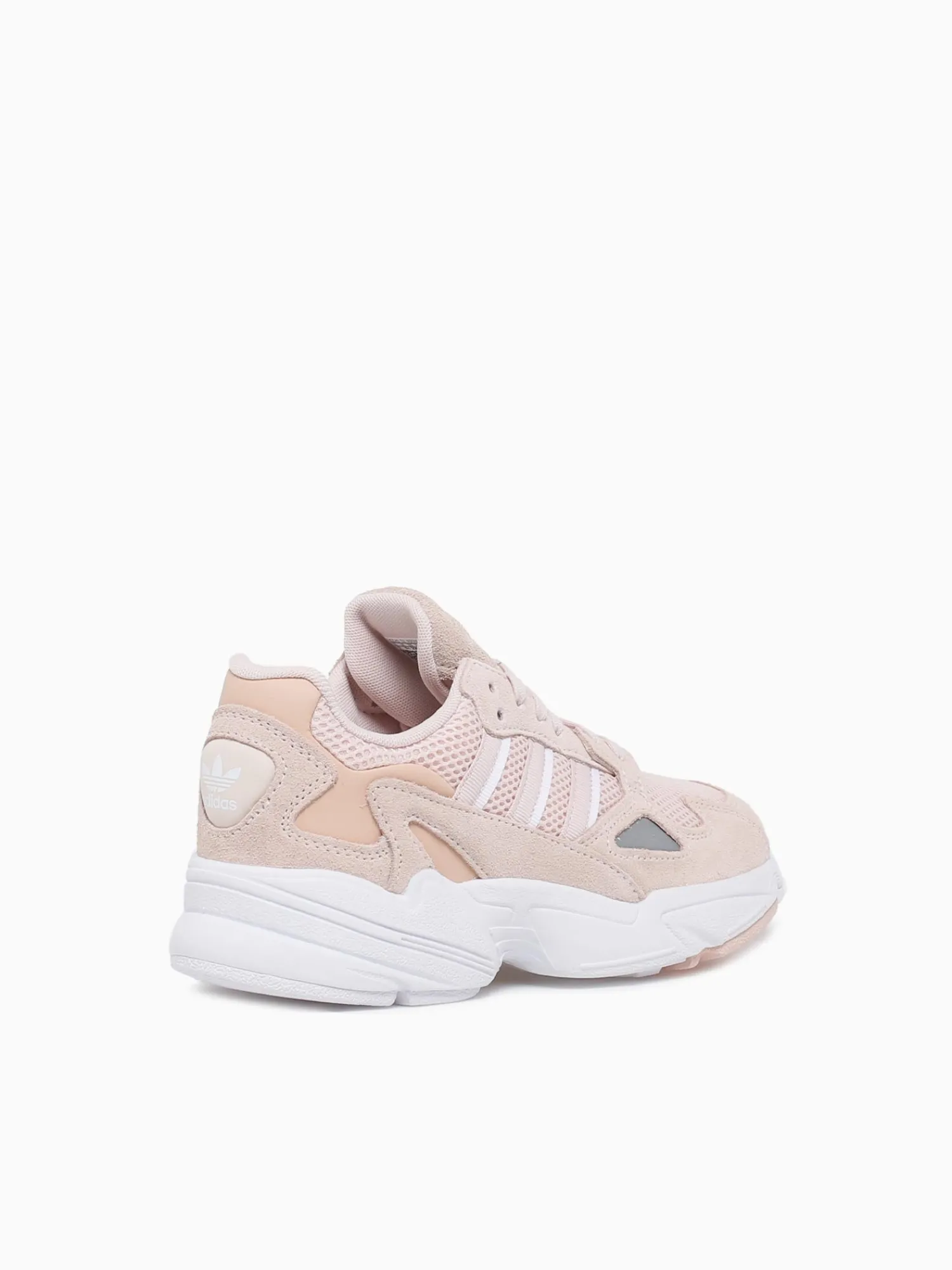 Online adidas falcon w quartz white blush leather mesh Natural