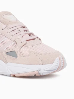 Online adidas falcon w quartz white blush leather mesh Natural