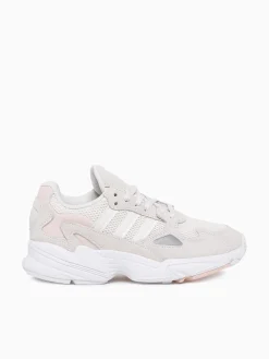 Sale adidas falcon w quartz white white leather mesh Off White