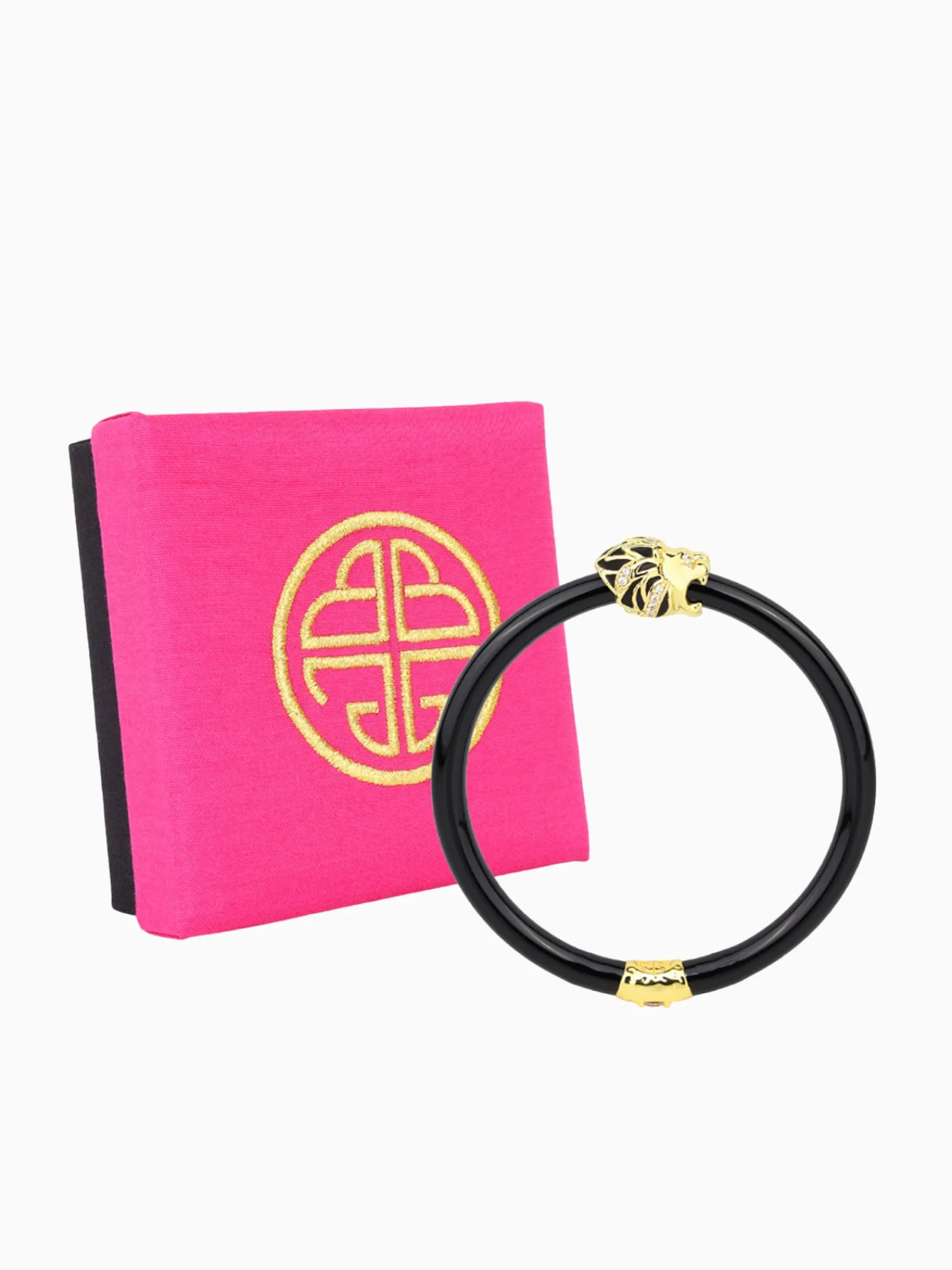 Discount BuDhaGirl fauna lion all weather bangle (awb) - Black