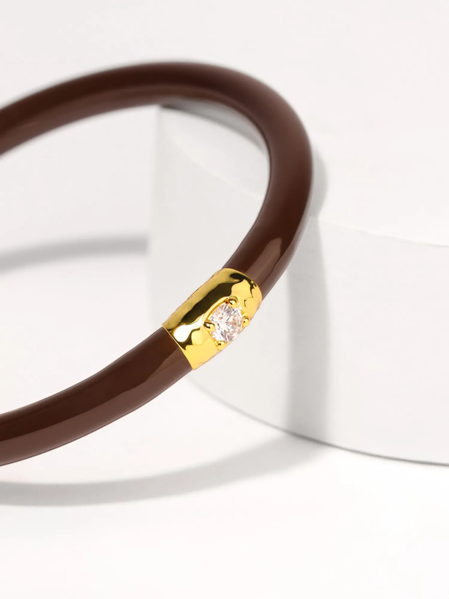 Discount BuDhaGirl fauna panther all weather bangle (awb) - chocolate Brown