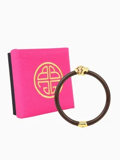Discount BuDhaGirl fauna panther all weather bangle (awb) - chocolate Brown