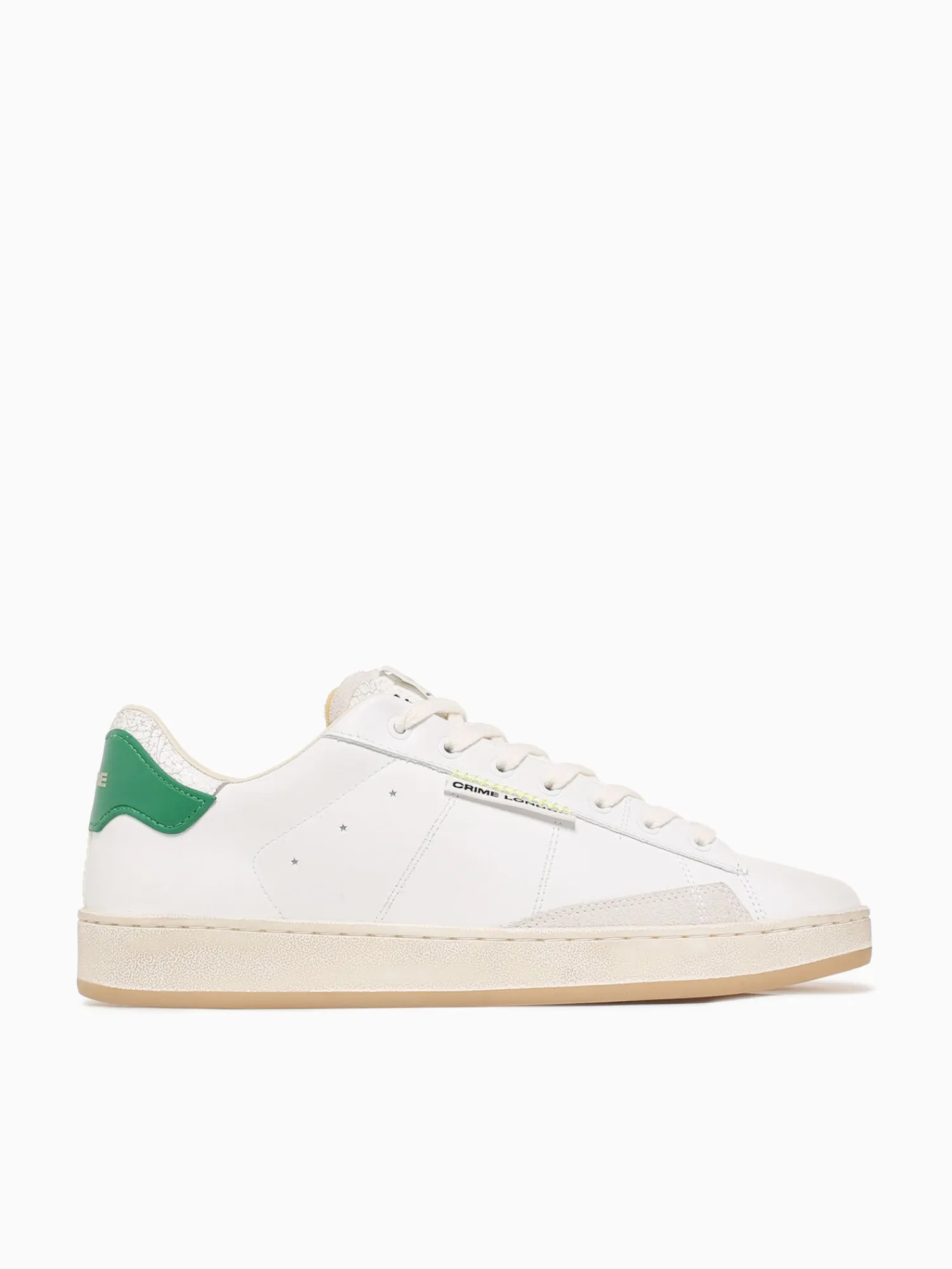 Clearance CRIME LONDON fierce 14230pp7 10 wht green lea White Multi