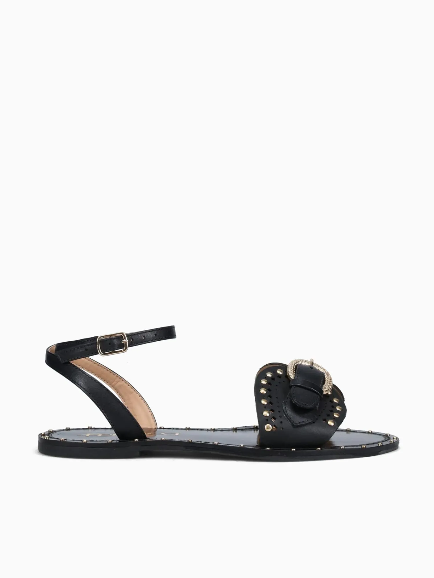 New Ferrucci flavia preto atanado Black